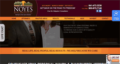 Desktop Screenshot of noyeslawoffice.com