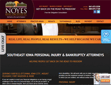 Tablet Screenshot of noyeslawoffice.com